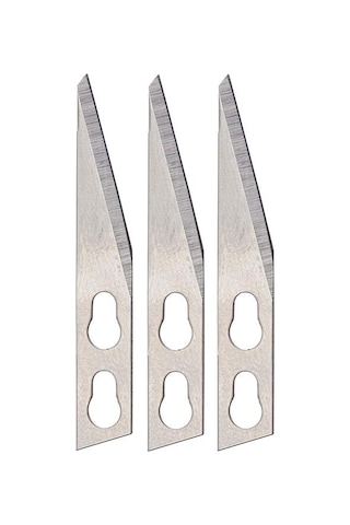 Mozart Hassas Kesim Bıçağı Yedeği 3 Lü El İşi Bıçak Seti Gri