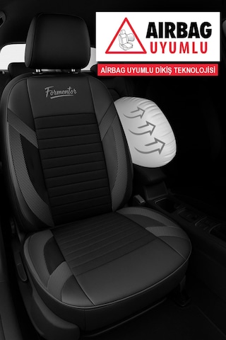 Formentor Tay Tüyü Oto Koltuk Kılıfı Ford Focus-fiesta-escort Uyumlu Carbon