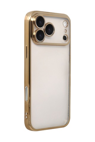 Apple iPhone Uyumlu 17 Pro Max Uyumlu Razer Lensli Silikon Kılıf - Sarı