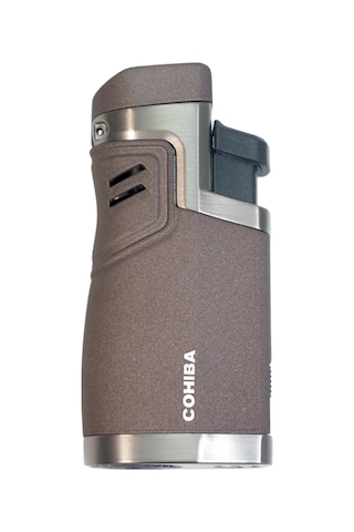 Cohiba 4 Torch Pürmüz Delici Kahverengi Metal Puro Çakmağı - Tr9493