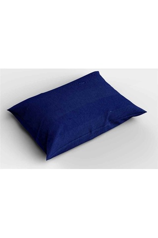 Maki %100 Pamuklu 2 Adet 50X70 Yastık Kılıfı Lacivert