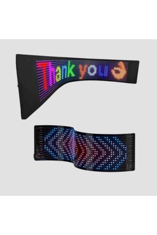 Led Matrix Piksel Panel Işığı Usb Uygulama Kontrollü Kaydırmalı Yazı Ekranı