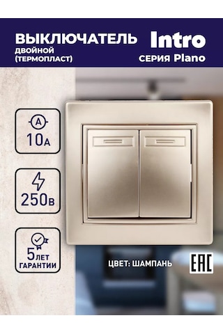 Intro Plano 250v Çift Anahtarlı Anahtar 123678426