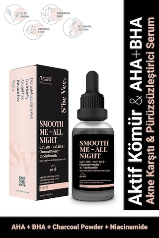 She Vec Smooth Me Akne Karşıtı Pürüzsüzleştirici Serum 30 ML