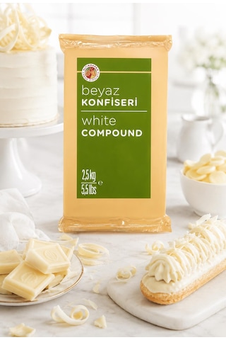 Altınmarka Beyaz Konfiseri Kaplama Çikolatası 2,5 Kg
