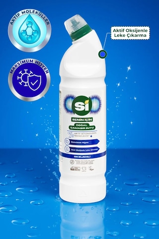 Si Senin İçin Doğal Çamaşır Suyu Oksijenli 1 Lt Tekli