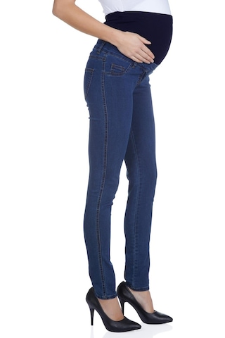 Luvmabelly Myra6005 Beli Ayarlanabilir Hamile Kot Pantolonu -lacivert-lacivert