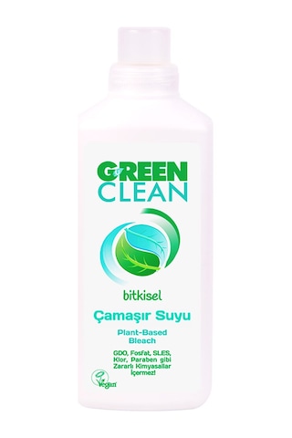 4 Adet Green Clean Bitkisel Çamaşır Suyu 1000 Ml Diğer