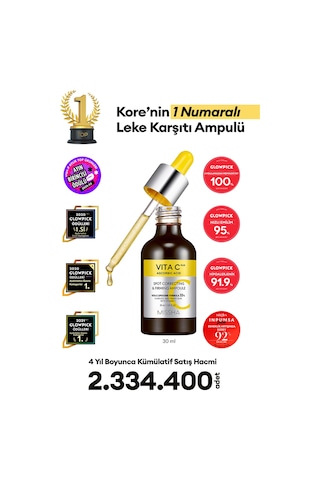 Missha Vita C Leke Karşıtı Sıkılaştırıcı Vitamin C Ampul 30 ML