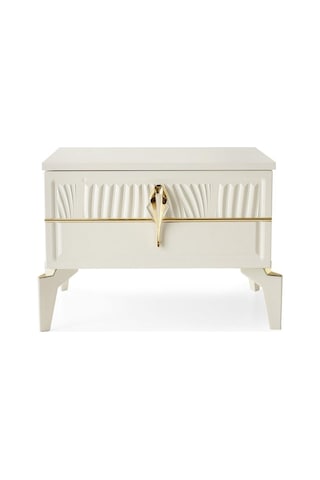 Bükreş Komodin-mdf-aytaşı-Beyaz