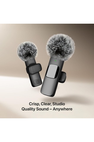 Yaozixa K9 Kablosuz Mikrofon: Çiftli Miktar, Type-c Ve İphone Uyumlu, Stüdyo Kalitesi Ses, Cep Boyutu