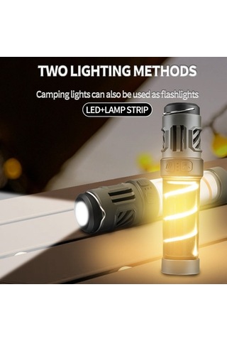 Maoyaya Led Sivrisinek Kovucu Kamp Işık Dış Aydınlatma El Feneri Çok Fonksiyonlu Kamp Işık Tripod Kamp Işıkları Siyah Siyah