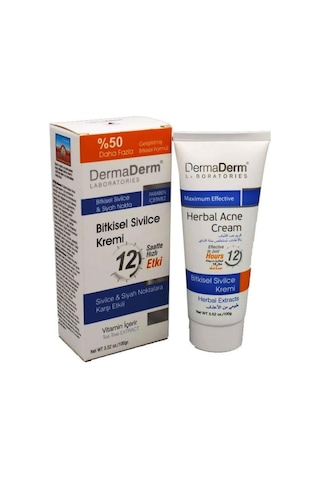 Dermaderm Bitkisel Siyah Nokta Sivilce Kremi 100 G