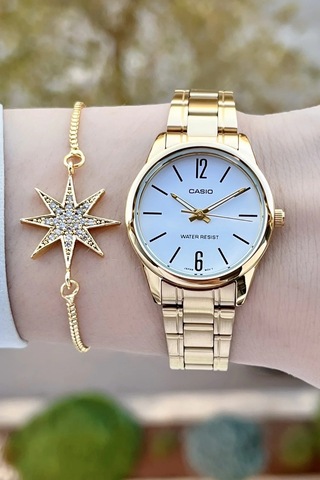 Casio Csgnct168 Kadın Kol Saati Altın