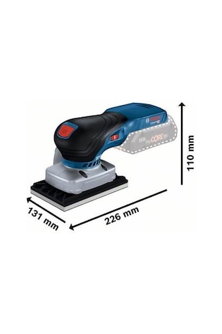 Bosch Professional GSS 18V-13 Akülü Titreşimli Zımpara (Akü & Şarj Hariç) - 06019L0100