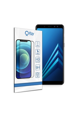 Samsung Galaxy A8 2018 ile Uyumlu Tam Kaplayan Temperli Cam Ekran Koruyucu