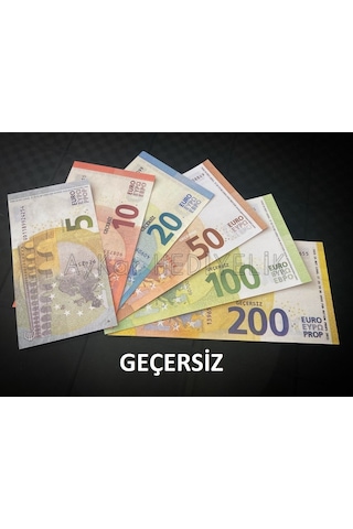 Aykar 600 Adet Euro Geçersiz Düğün Film Dizi Paraları