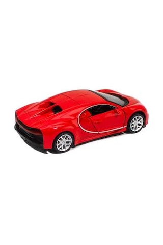 Oyuncak Metal Model Bugatti Çek Bırak Kırmızı 12 Cm