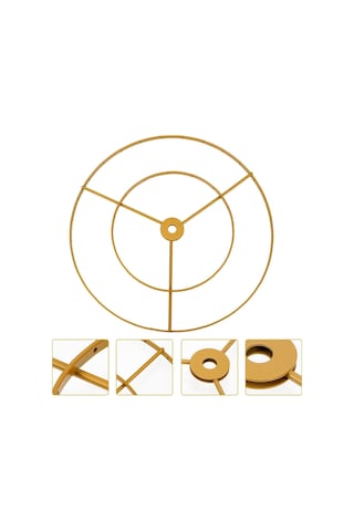 Masa Üstü Aydınlatma Standı İçin Abajur Çerçeve Halkası Kendin Ya Diğer