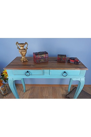 Masifart Diana 100 Cm Çekmeceli Dresuar Çam Tablalı Makyaj Masası Çam