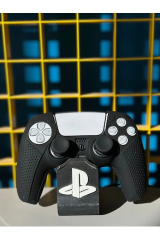 P-5 Silicone Protective Kit Playstation 5 Dualsense Koruma Seti - Siyah