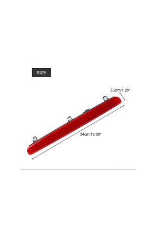 Reedark Vw T5 Transporter Multivan Caravelle 2003-2015 Arka Fren Lambası - 16 Ledli Yüksek Parlaklık, Abs Malzeme, Oem: 7e0945097a/7e0945097c