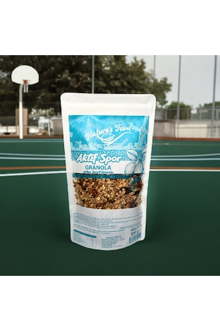 Aktif Spor Granola 300gr Katkısız Koruyucusuz A Kalite Ürünlerden Hazırlanmış Proteinli Doğal