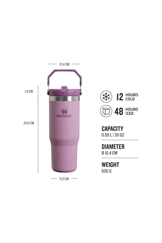 Stanley Iceflow Flıp Straw Tumbler 30oz/0.89 Lt Lılac As1009993312 Leylak