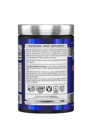 Essentials Arginine Hcl 400 G 80 Servis