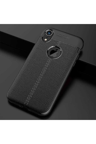 Apple Uyumlu iPhone Xr 6.1 Kılıf Zore Niss Silikon Kapak Siyah