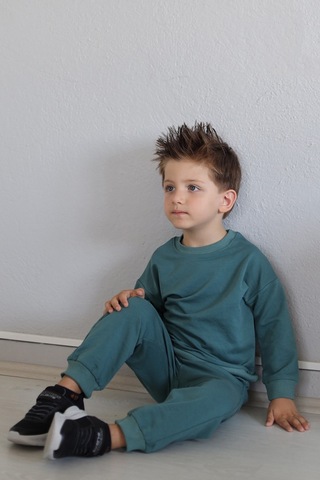 Babywom Basic Mevsimlik Eşofman Takımı- Petrol Mavi