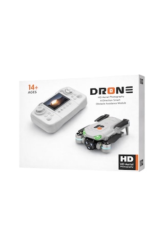 R08 Katlanabilir Drone - 4k Hd Çift Kamera, Hareket Algılama, Şarjlı Uzaktan Kumandalı