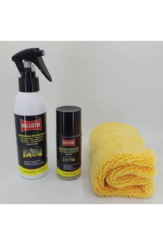 Ballistol Bisiklet Bakım Seti Köpük Temizleyici Seramik Zincir Yağı Mikrofiber Bez