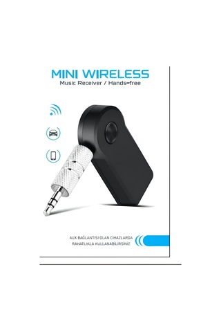 Araç İçi Kablosuz Müzik Aktarma Ve Telefon Görüşme Aparatı Aux Mini Wireless 01