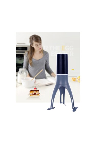 Leezsing Gri 3 Modlu Kablosuz Otomatik Tencere Karıştırıcı - Yumurta, Krema, Çorba Karıştırma Aleti Pil Dahil Değil Gri