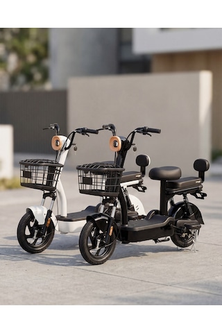 Skyjet E1 Pro Elektrikli Scooter Mat Siyah + GAZ KOLU