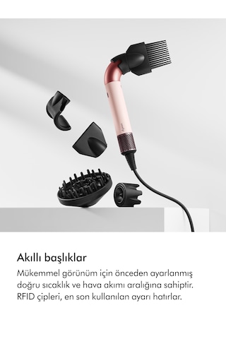 Dyson Supersonic r™ Saç Kurutma Makinesi Kıvırcık+Bukleli (Jasper Plum)