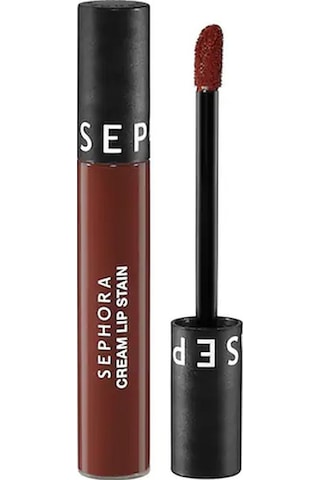 Sephora Cream Lip Stain Bulaşmayan Kadife Bitişli Ruj - Mat Likit Ruj - 25 Coral Sunset 5 Ml 0