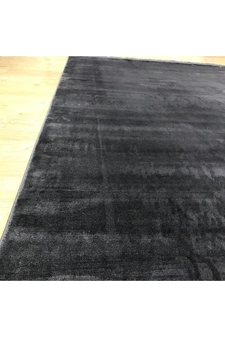 Hoom Rugs Rome 6030 Antrasit Düz Modern Salon Halısı Antrasit