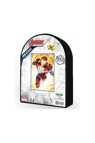 Prime 3d - Iron Man 300 Parça Puzzle 35585 - Metal Kutu