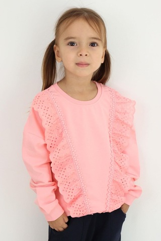 Breeze Kız Çocuk Sweatshirt Güpürlü 1.5-5 Yaş, Pembe