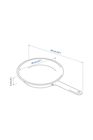Ikea 365+ Tava 28 Cm Krom 1 Parça