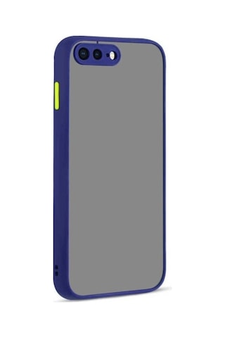 Apple Uyumlu iPhone 8 Plus Kılıf Zore Hux Kapak Lacivert