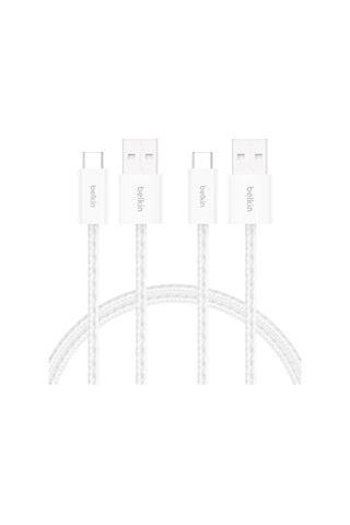 2'li Örgülü Usb-a - Usb-c Kablo, 1,5 M, 15 W, Yumuşak, Esnek Ve Hızlı Şarj Kablosu, iPhone Uyumlu 17 Ve 16 Serisi, Galax Diğer