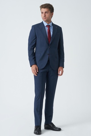 White Stone Durham T2463 Slim Fit 6 Drop Takım Elbise Desenli-desenli Çok Renkli