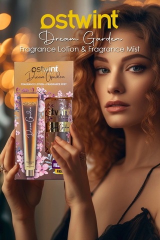 Ostwint Dream Garden Vücut Spreyi 200ml Vücut Kremi 50ml Ferahlatıcı Bahar Esintisi Meyve Özlü Parfü