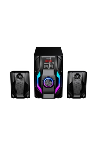 Mikado MD-415BT 2+1 20 W Multimedya FM/BT/SD/USB Speaker Hoparlör Siyah