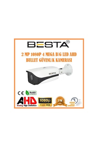 2 Mp 1080p Dış Mekan Ahd Full Hd Gece Görüşlü Güvenlik Kamerası