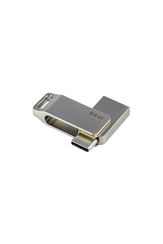 Mettzchrom 64gb Otg Flaş Flash Disk Bellek Usb Ve Type-c Uyumlu