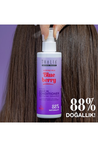 Thalia Badem Sütü & Yaban Mersini Özlü İnce Telli & Düz Saçlar Sıvı Saç Kremi 200 ML